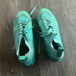 Teal colored sooner boots